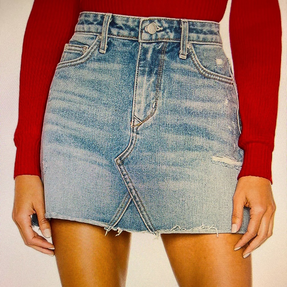 Lovers & Friends Wyatt Denim Mini Skirt